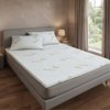 Gel Memory Foam Mattress Topper 2.5cm Bamboo Cooling Breathable - Cozy Living