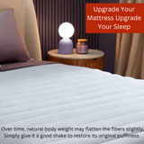 Hypoallergenic Luxury Mattress Topper – 4cm Deep Microfibre Comfort Layer | Breathable, Soft &amp; Secure Fit | UK Sizes