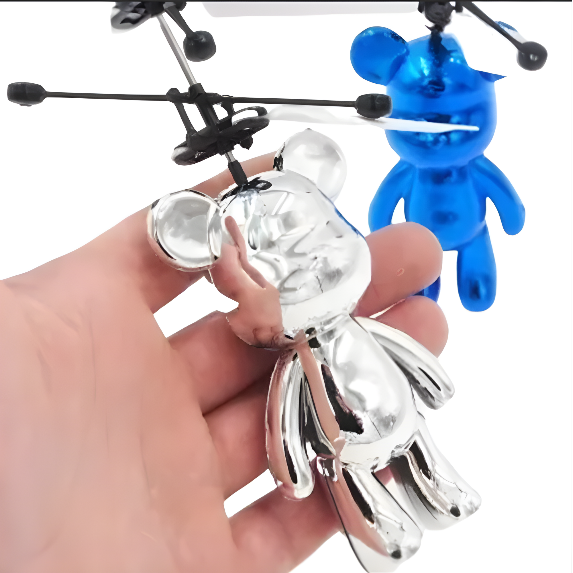 Rotary Flying Bear Helicopter – Hand Sensor Gesture Control USB Rechargeable Toy - 4A's Global