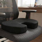 Memory Foam Seat Cushion Hip Tailbone Coccyx Pain Relief Ergonomic 45x35cm - 4AS - 4A's Global