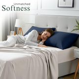 2x Luxury Percale Polycotton Pillowcase Pair – Soft, Durable &amp; Hotel-Quality Bedding for UK Beds - 4A's Global