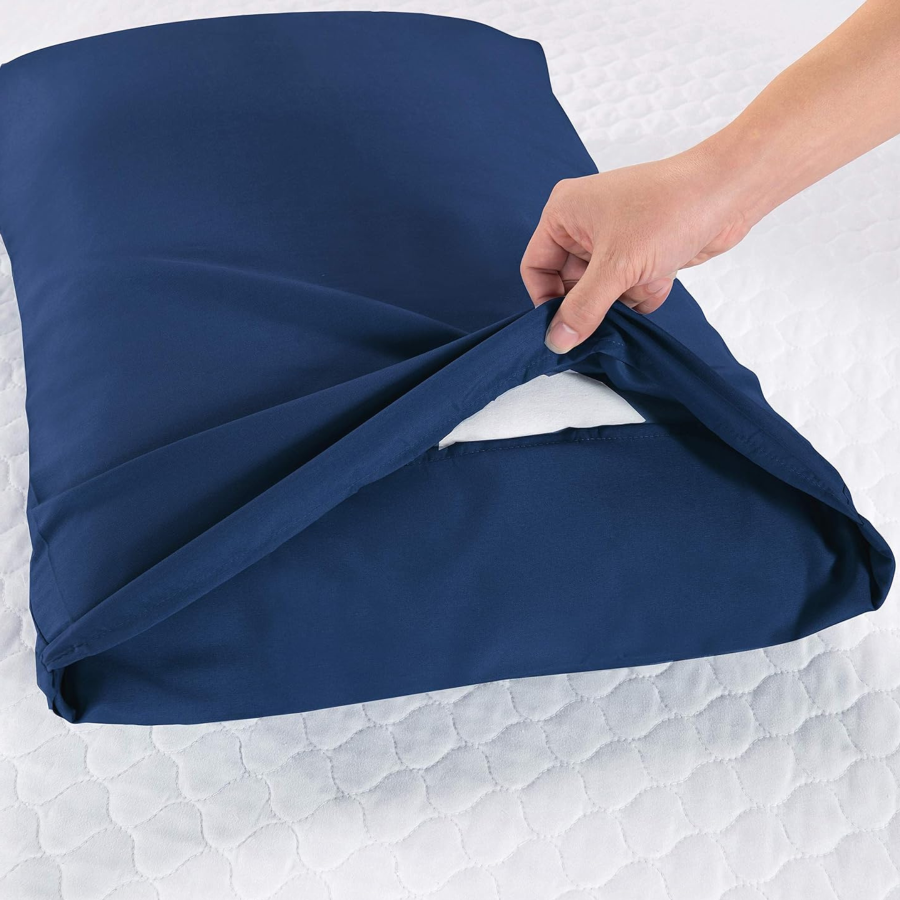 2x Luxury Percale Polycotton Pillowcase Pair – Soft, Durable &amp; Hotel-Quality Bedding for UK Beds - 4A's Global