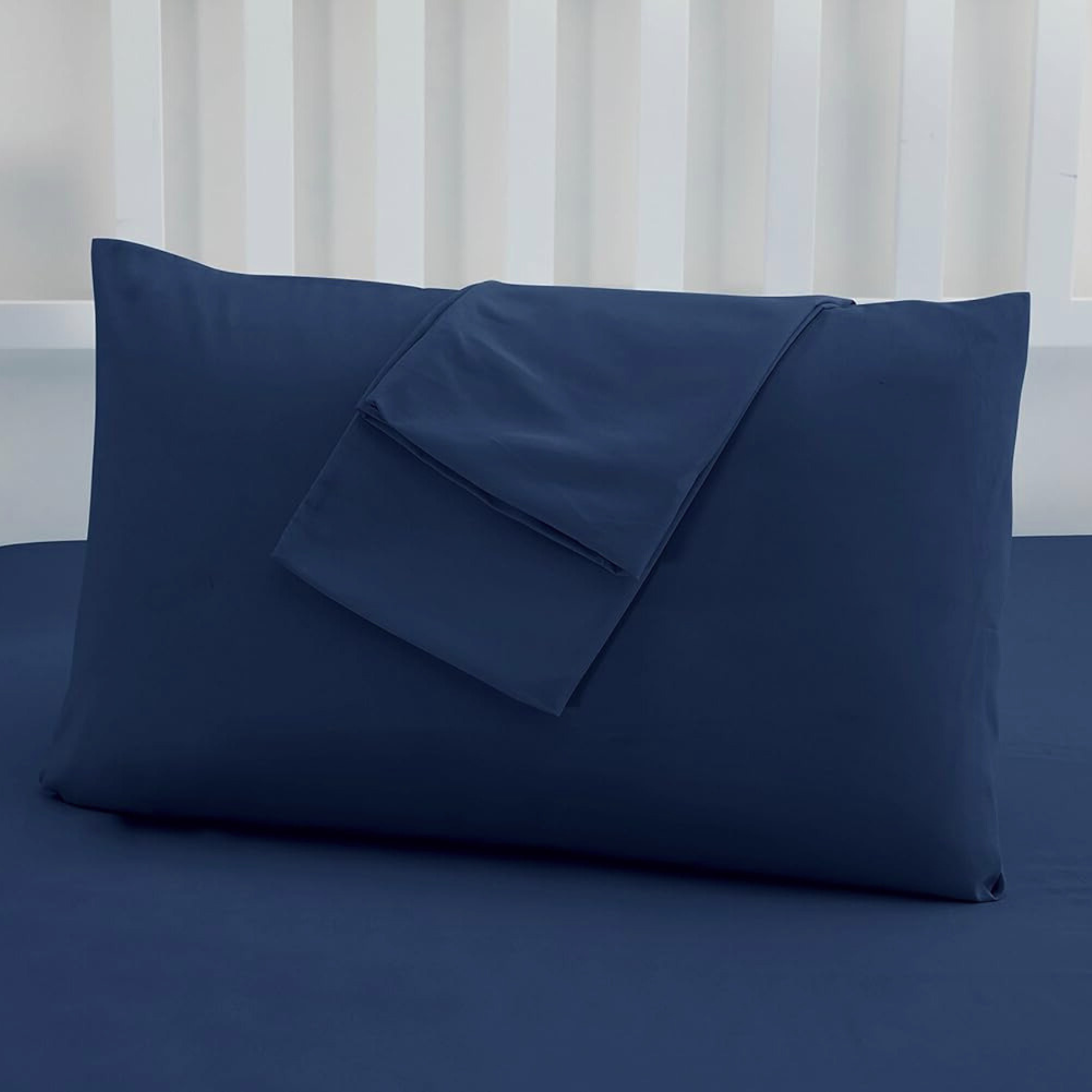 2x Luxury Percale Polycotton Pillowcase Pair – Soft, Durable &amp; Hotel-Quality Bedding for UK Beds - 4A's Global