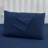 2x Luxury Percale Polycotton Pillowcase Pair – Soft, Durable &amp; Hotel-Quality Bedding for UK Beds - 4A's Global