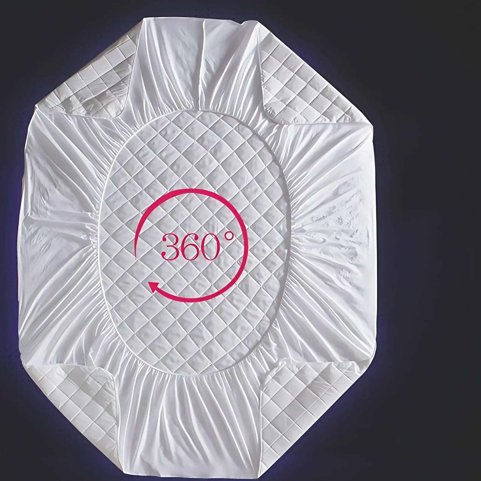 Waterproof Bamboo Mattress Protector – Hypoallergenic, Breathable, Fitted Sheet Design, Noise-Free Protection - 4A's Global
