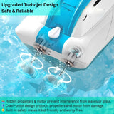 High-Speed RC Racing Boat – Remote Control Boat 2.4GHz – Dual Motor High-Speed Racing RC Boat with Modular Battery &amp; Waterproof Design - 4A's Global
