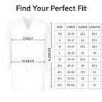 Unisex White Lab Coat | Salon Coat | Stylist Smock | Professional Workwear – Premium Polycotton Long Sleeve - 4A's Global