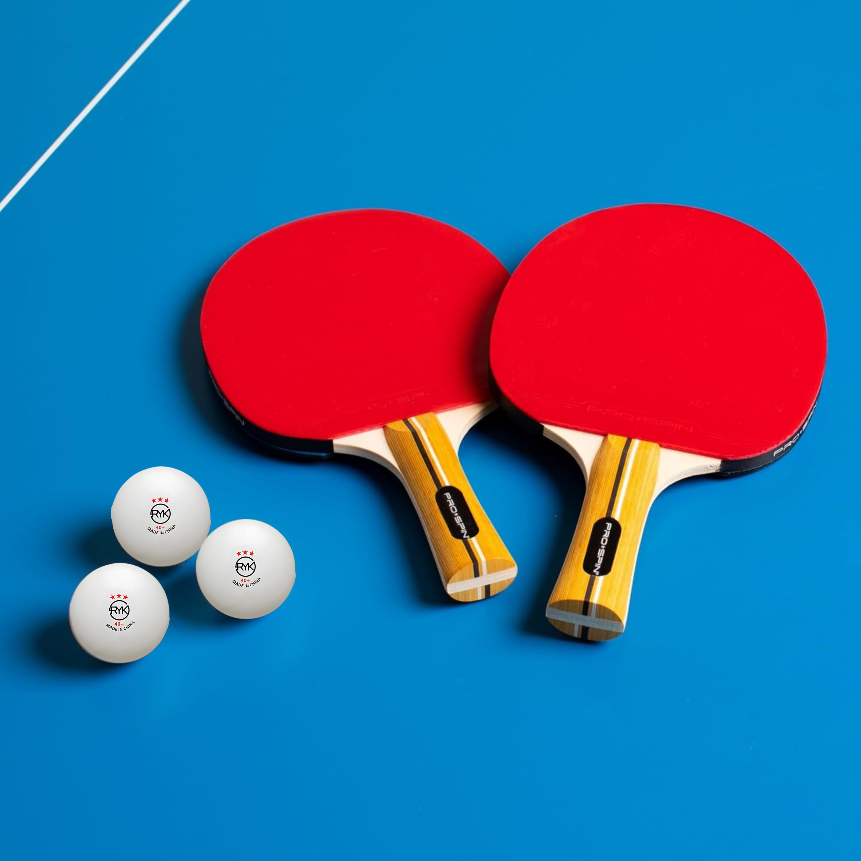 3-Star Ping Pong Balls – 40mm White Table Tennis Balls for Training, Matches, Beer Pong &amp; Party Games - 4A's Global
