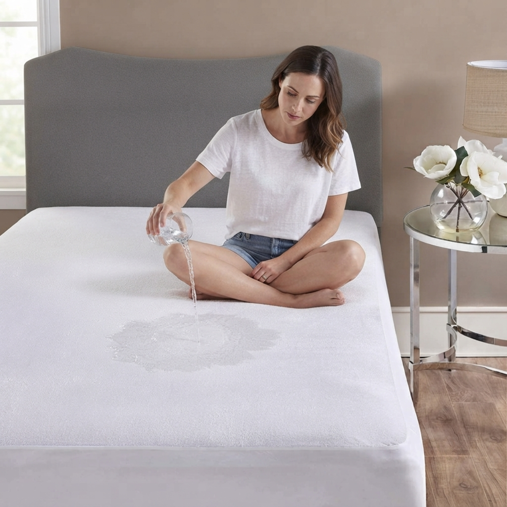 Waterproof Terry Bed Sheet Winter Soft Breathable Allergy-Proof Deep Fit - 4AS - 4A's Global