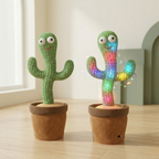 Dancing Singing Talking Cactus Toy – Musical Plush for Kids