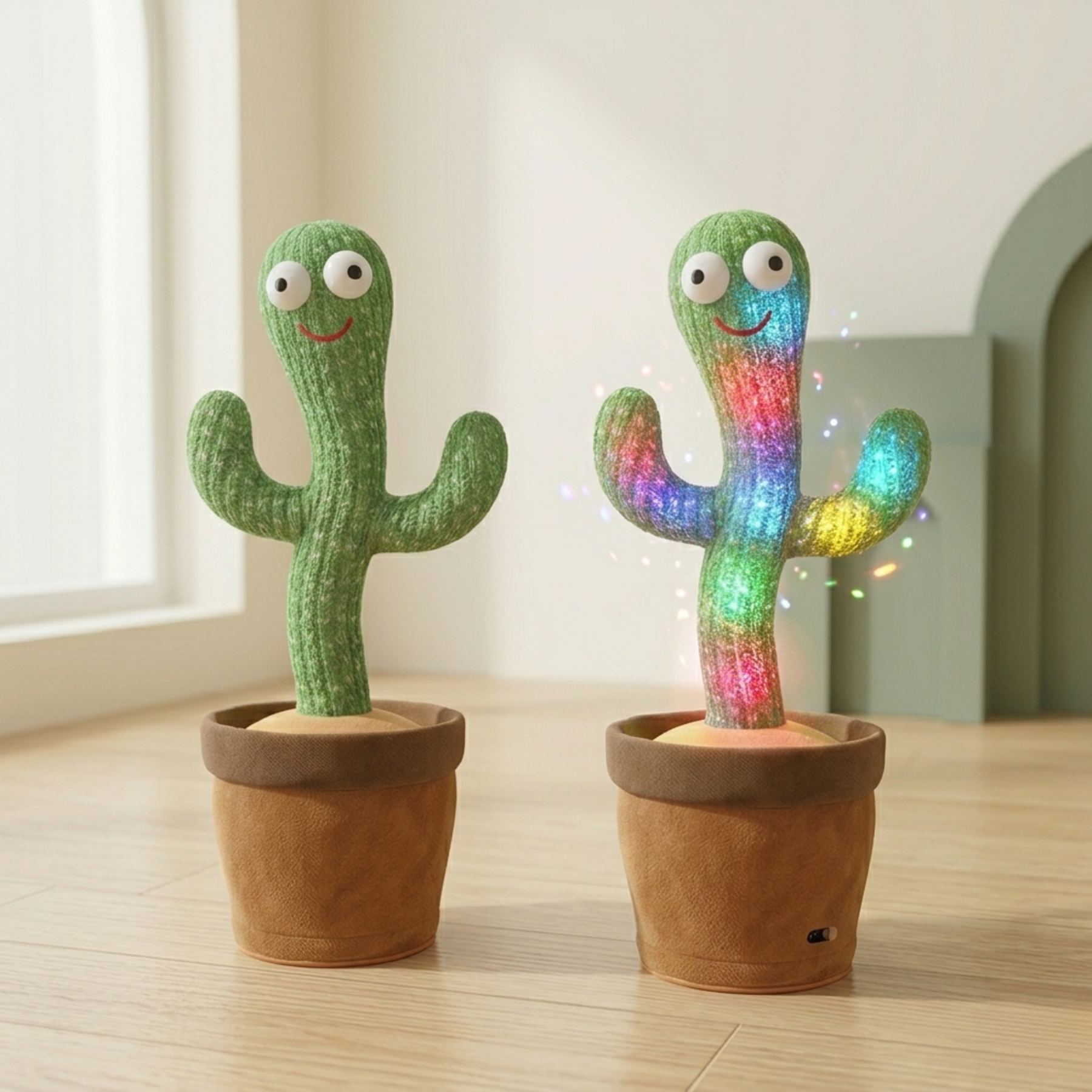 Dancing Singing Talking Cactus Toy – Musical Plush for Kids