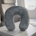 Cooling Memory Foam Travel Pillow Ergonomic Neck Support for Flights and Car - High Living - 4A's Global