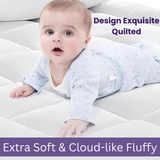 Luxury Mattress Topper – Extra Thick 11cm Deep Fill | Hypoallergenic Microfibre | Hotel-Style Comfort UK - 4A's Global