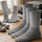 Cotton Performance Socks 15 Pairs Cushioned Breathable Unisex, UK Size 6-11 - High Living - 4A's Global