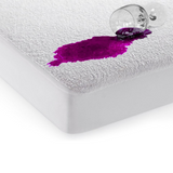 Waterproof Terry Towel Mattress Protector – Soft, Breathable &amp; Anti-Allergy | 30cm (12 Inch) Deep Skirt