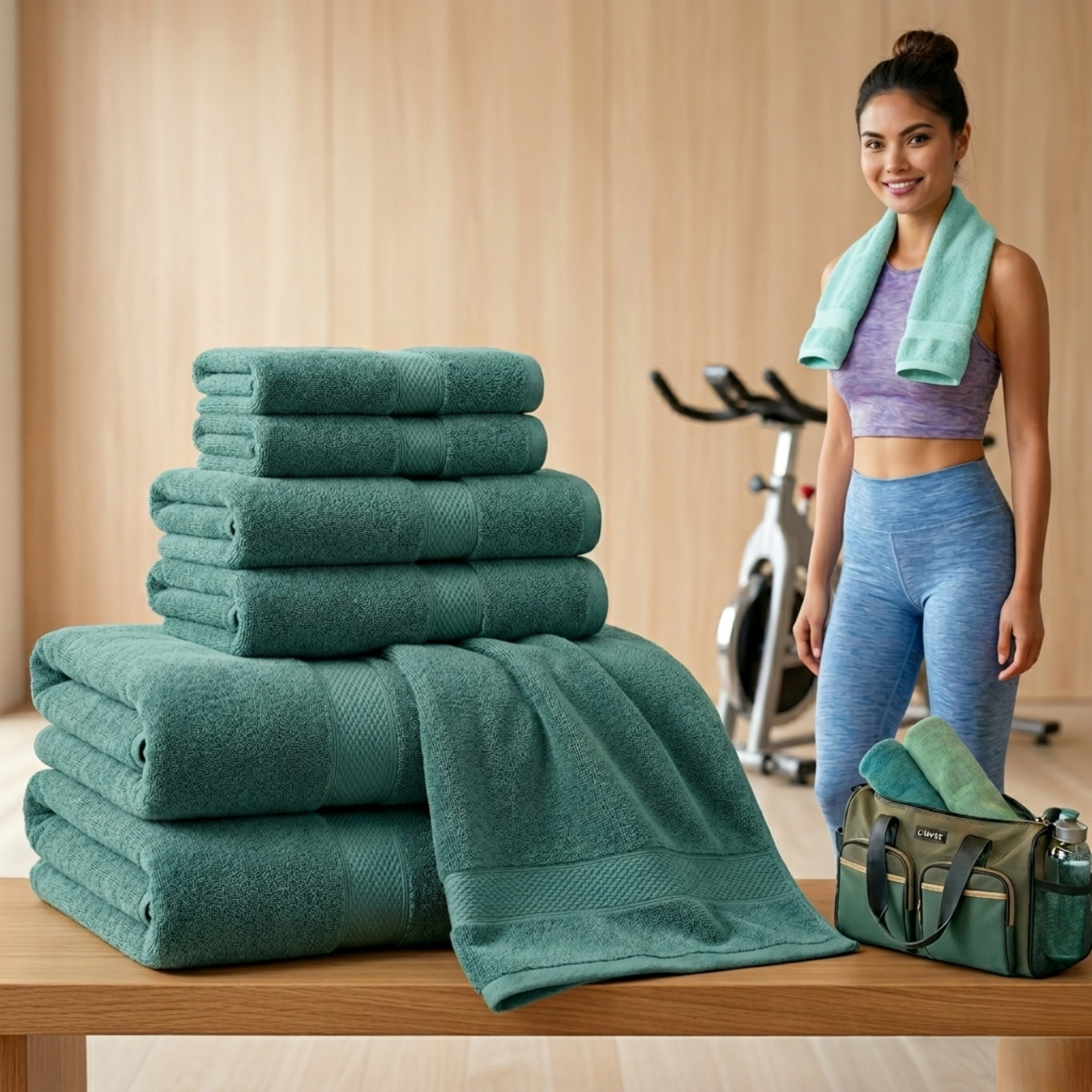 Egyptian Cotton Towel Bale Set 500GSM Ultra Soft, Pack of 6 or 10 - High Living - 4A's Global