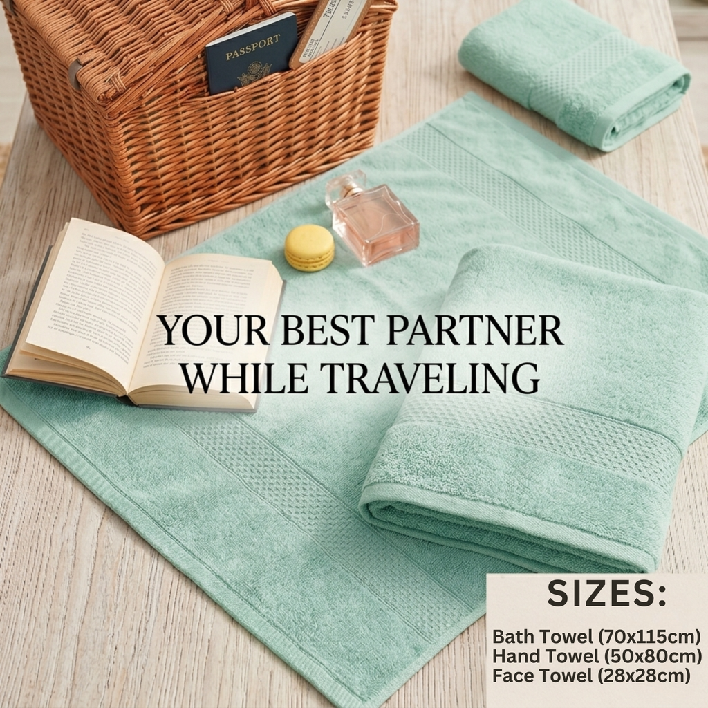 Luxury Egyptian Cotton Towel Bale Set | Ultra Soft & Absorbent | 500 GSM - 4A's Global