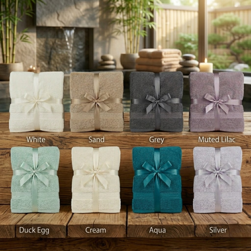 Luxury Egyptian Cotton Towel Bale Set | Ultra Soft & Absorbent | 500 GSM - 4A's Global