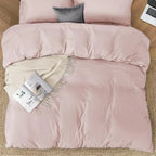 High Living Plain Duvet Cover Set – Breathable, Hypoallergenic Bedding - 4A's Global