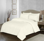 Double Duvet Cover - Premium King-Size Duvet Cover Set – Navy Percale, 3-Piece - Duvet with 2 Matching Pillowcases - Baby Yellow - 4A's Global
