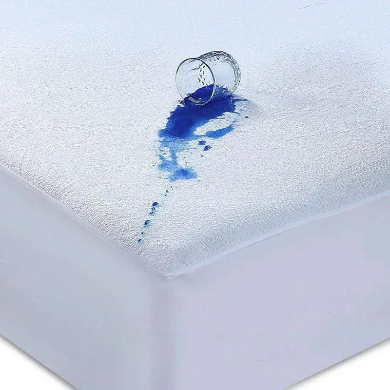 Waterproof Terry Winter Bed Sheet  – Soft, Breathable &amp; Allergy-Proof Bedding Protection - 4A's Global