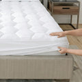 Premium 30cm Extra Deep Waterproof Mattress Protector | Breathable & Noiseless | White | UK Sizes (Single, Double, King, Super King) - 4A's Global