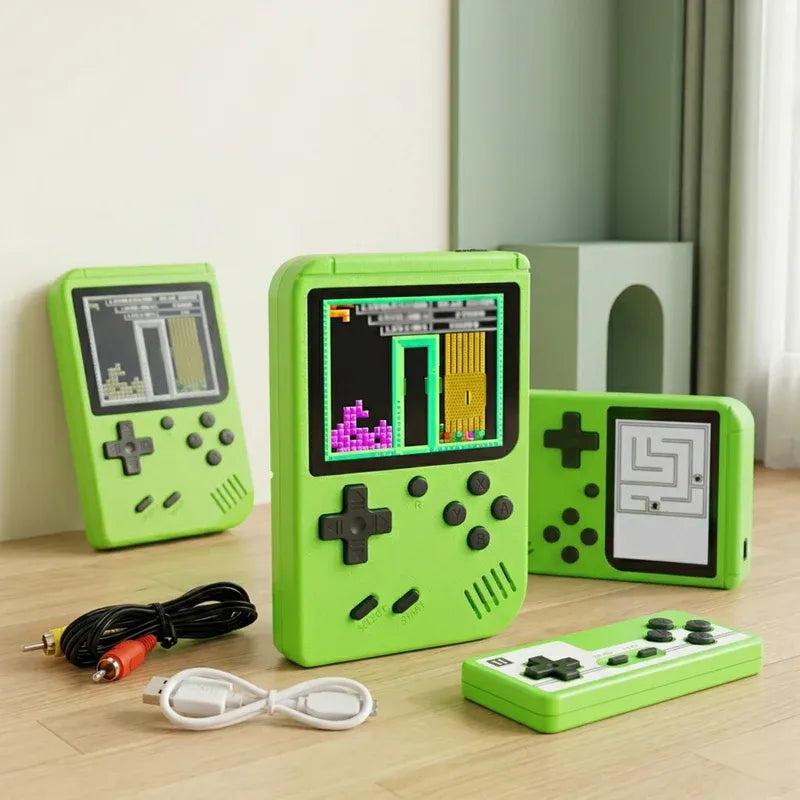 800 in 1 Retro Handheld Game Console – Rechargeable 8-Bit Classic Gaming Toy - 4A's Global