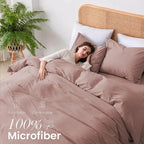 High Living Plain Duvet Cover Set – Breathable, Hypoallergenic Bedding - 4A's Global