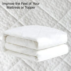 Cooling Bamboo Waterproof Mattress Protector – Hypoallergenic & Noise-Free Fitted Cover - 4A's Global