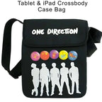 Travel Crossbody Bag for iPad & Tablet – Neoprene Shoulder Messenger with Adjustable Strap, Fits Passport, Mobile, Glasses & Documents - 4A's Global