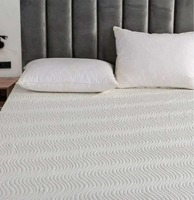 3D Air Layer Bamboo Fabric Mattress Topper Pad – Cooling, Breathable &amp; Hypoallergenic Comfort | Multiple Sizes - 4A's Global