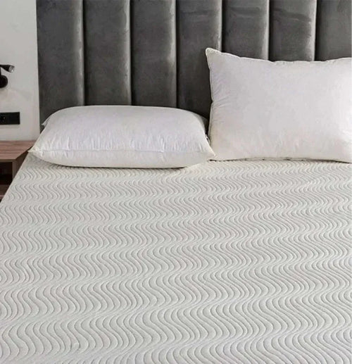 3D Air Layer Bamboo Fabric Mattress Topper Pad – Cooling, Breathable &amp; Hypoallergenic Comfort | Multiple Sizes - 4A's Global