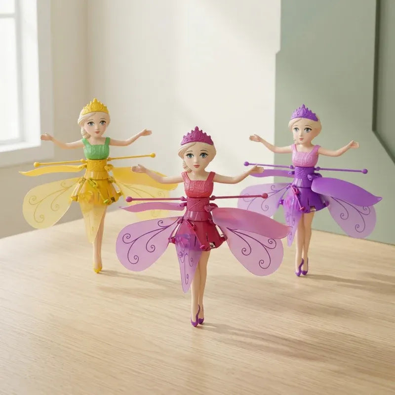 Fairy Flying Toy – Hand Sensor Induction Helicopter with LED Lights - 4A's Global