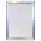 A2 Snap Frames Poster Clip Holders Displays Retail Wall Notice Boards (Silver) , Decor Photo - 4A's Global