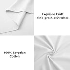 High Living Luxury Percale Poly-Cotton Flat Sheet | 180 Thread Count Bedding - 4A's Global