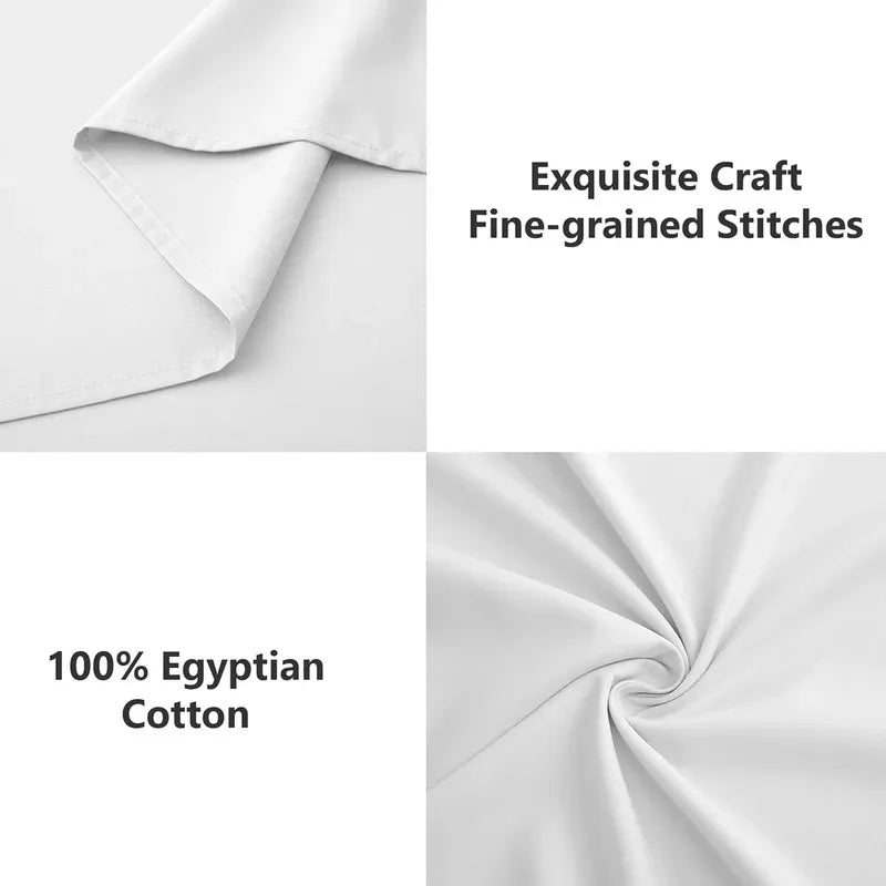 High Living Luxury Percale Poly-Cotton Flat Sheet | 180 Thread Count Bedding - 4A's Global