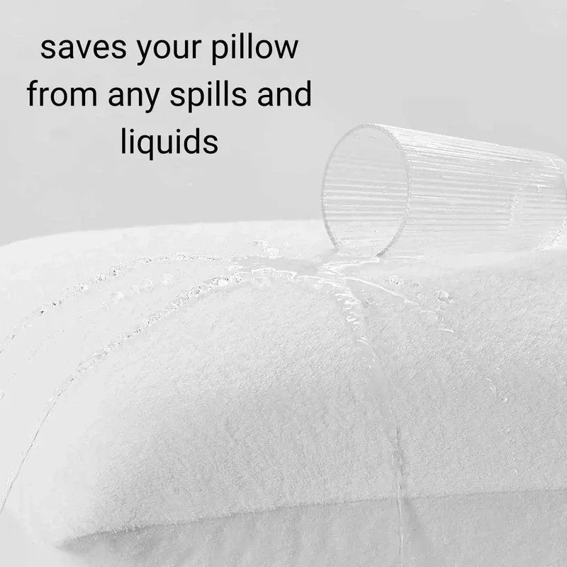 Premium Waterproof Terry Pillow Protector – Soft, Silent and Durable Pillow Cover for Ultimate Pillow Protection - 4A's Global