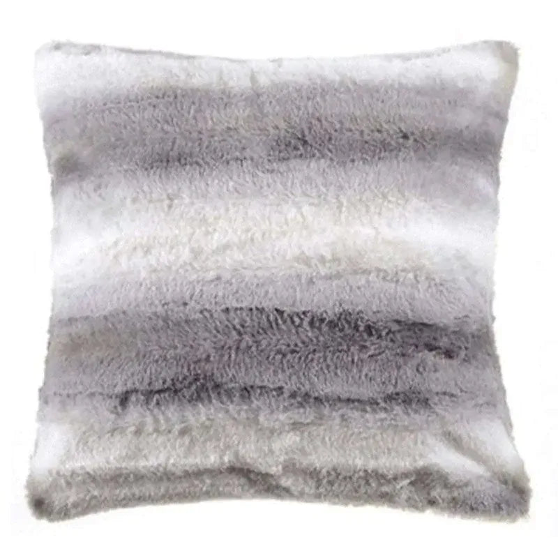 Luxury Faux Fur Rabbit Cushion Covers – Soft, Cosy &amp; Machine Washable | 43 x 43 cm (17 x 17 inches) - 4A's Global