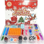 Fidget Toys Advent Calendar with various fidget toys displayed