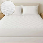 Waterproof Bamboo Mattress Protector – Hypoallergenic, Breathable, Fitted Sheet Design, Noise-Free Protection - 4A's Global