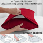 2x Luxury Percale Polycotton Pillowcase Pair – Soft, Durable &amp; Easy-Care Bedding - 4A's Global