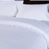 Luxury Microfiber Satin Stripes Duvet Cover Set with Pillowcases – 5 Star Hotel Quality Bedding - 4A's Global