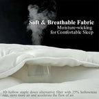 All Seasons Duvet Tog 4.5Hollowfiber Filling, Polypropylene Cover – Lightweight Quilt, Comforter &amp; Throw for Sofa or Bed - 4A's Global