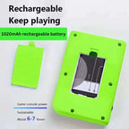 Green rechargeable battery pack with text on a white background