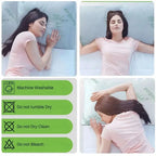 Crushed Memory Foam Bamboo Pillow – Cooling, Adjustable &amp; Hypoallergenic | 39 x 64 x 16 cm / 15.3 x 25.2 x 6.3 in - 4A's Global