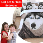 3D Animal Print Duvet Cover Set | Cotton-Feel Luxury Bedding with Pillowcases | Bold Bedroom Makeover for UK Homes - 4A's Global