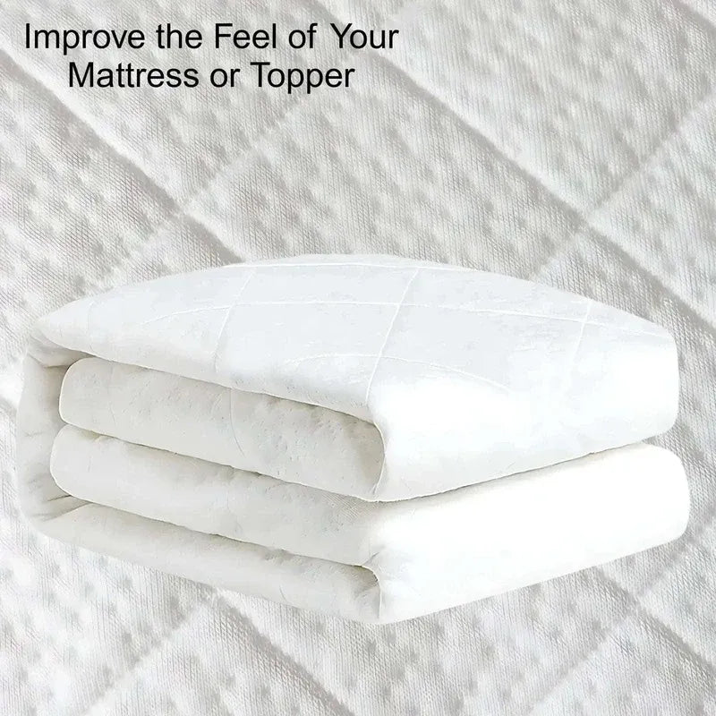 Waterproof Bamboo Mattress Protector – Hypoallergenic, Breathable, Fitted Sheet Design, Noise-Free Protection - 4A's Global