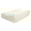Cylindrical pillow with a white background