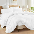 High Living Plain Duvet Cover Set – Breathable, Hypoallergenic Bedding - 4A's Global