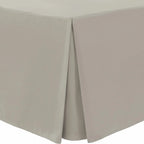 Pleated Valance Sheet Polycotton Hotel Finish Bed Base Cover, All UK Sizes - High Living - 4A's Global